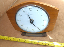 VINTAGE METAMEC CLOCK  CONVERTED TO BATTERY WORKING MOVEMENT TICKING