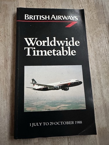 British airways timetable july - timetable,