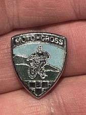 Original Moto Cross Original Vintage Enamel Pin lapel Badge
