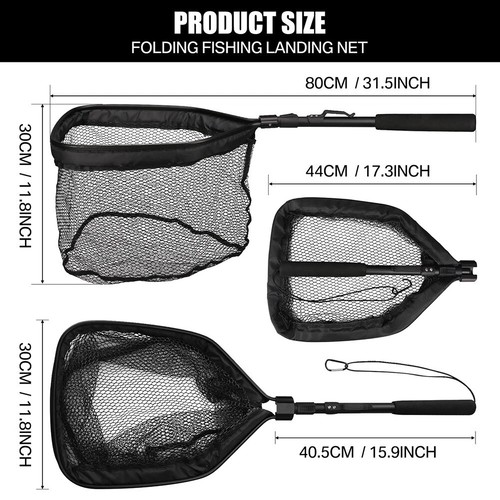 Landing net telescopic folding - landing,