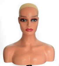 FEMALE MANNEQUIN HEAD WITH SHOULDERS UK Seller Realistic Look