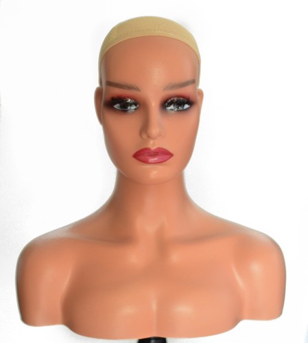 Female mannequin head with - female,