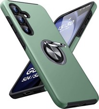 Ring Stand Shockproof Phone Case For Samsung S25 S24 S23 S22 S21 Ultra Plus FE