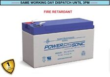 2 X 12V 7AH * FIRE RETARDANT *