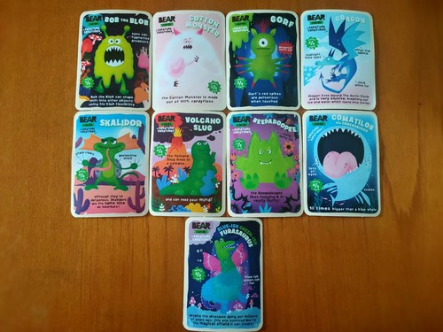 Yoyo bear cards creature - bear,