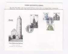Ireland (Irish , Eire) First Day Cover 1982 Definitive - Architecture 44p set