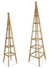 Woodside wooden garden obelisk - wooden,