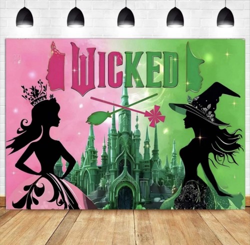 Pink green wicked - &, backdrop