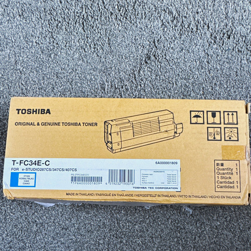 Toshiba fc34e genuine cyan - toshiba,