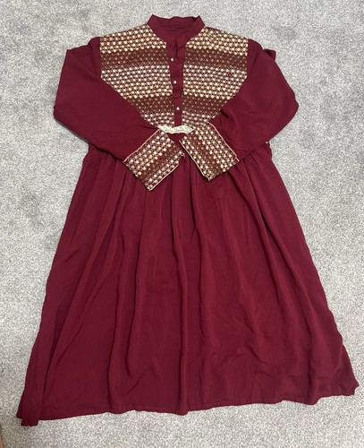 Women maroon embroidered - women's,