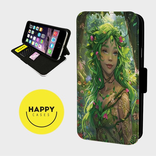 Green pixie forest girl faux - forest,