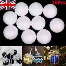 10Pcs Solid Polystyrene Balls 20-80mm Styrofoam Spheres for Crafting Party Decor