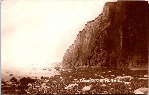 Telscombe cliffs 1913 sussex - cliffs,