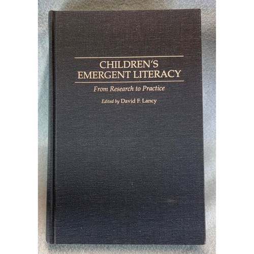 Children emergent literacy - emergent,