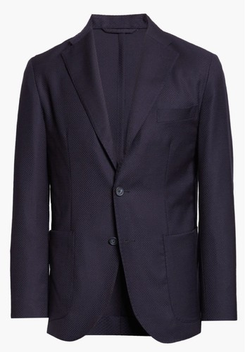 Eton men navy - men's, textured