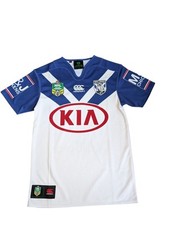 NRL Canterbury Bulldogs 2017 Home Jersey Shirt Size Small Free Post 