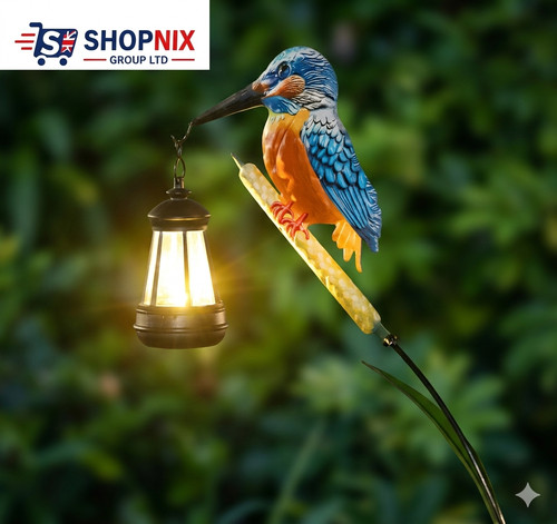 Solar kingfisher garden light - solar,