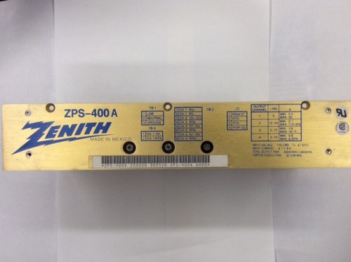 Zenith zps 400 - zps-400, power