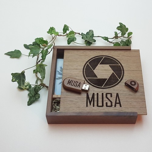 Personalised walnut wood 6x4 - personalised,