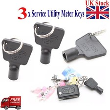 3x Gas and Electric Meter Key