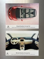 2 x Original Renault Avantime Concept Car Press Photos 1999