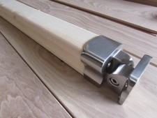 Stair handrail brushed metal - handrail,