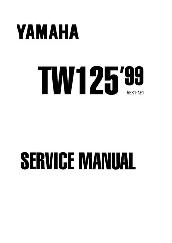 Yamaha service workshop - , manual