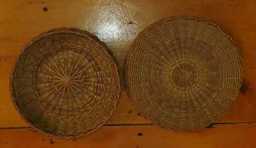 Sewing basket wicker rattan - basket,