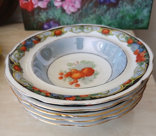 Set lustre ware desert - of,