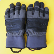 Decathlon Wed'ze  leather/fabric water proof ski gloves size small used, GC