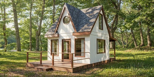 Small cabin 16ft - 16ft, gable