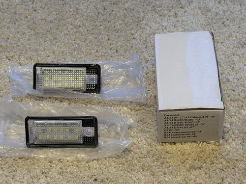 Led rear number plate - led,