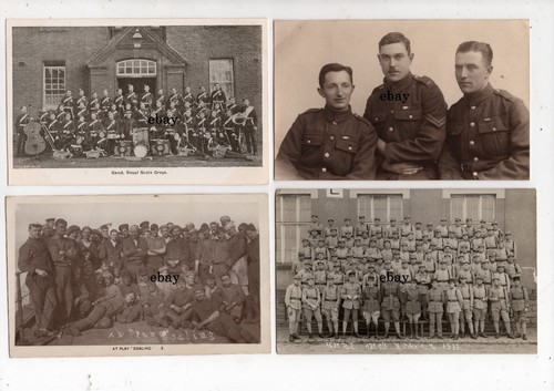 Military postcards groups - 4,