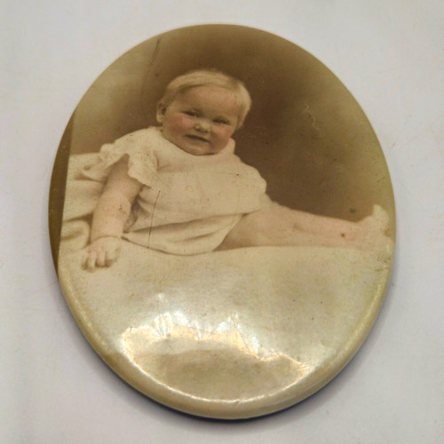 Antique 1920s oval - antique, photo
