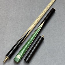 Falcon Green 3/4 Jointed Ash Cue + Mini Butt Hand Finished In UK