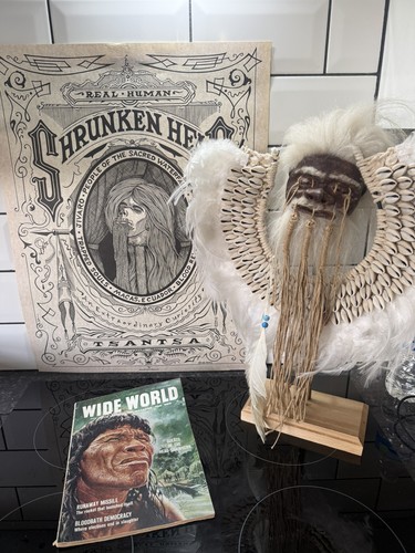 Shrunken head hand - , made