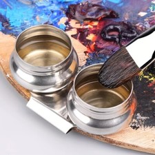 Painting Oil Pot Watercolor Dipper Portable Oil Paint Box Art Painting Supplies