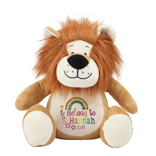 Large lion personalised - personalised, soft