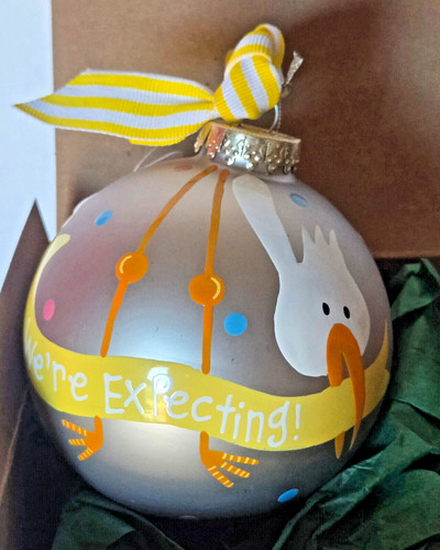 Stork expecting - "we’re, expecting"