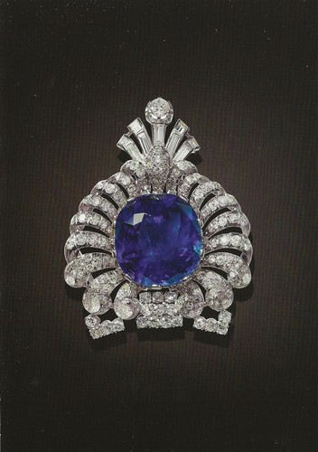 Postcard jeweled turban - jeweled,