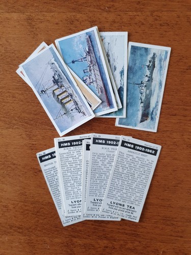 Lyons tea cards hms - cards,