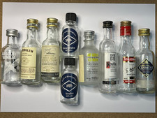 9 X Various Empty Alcohol