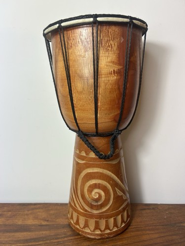 Vintage african hand drum - african,