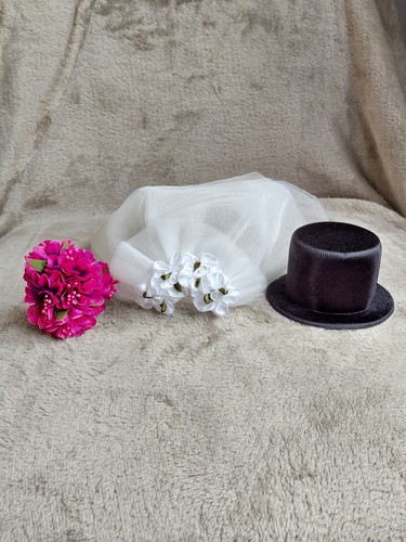 Mini hat veil cake - hat, toppers