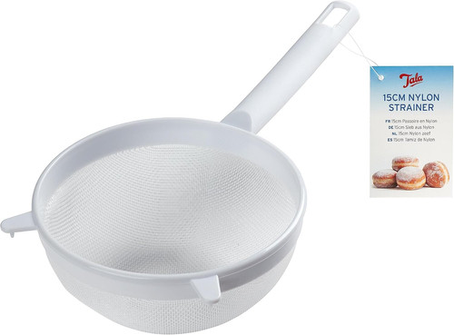 15cm white nylon sieve - 15cm,