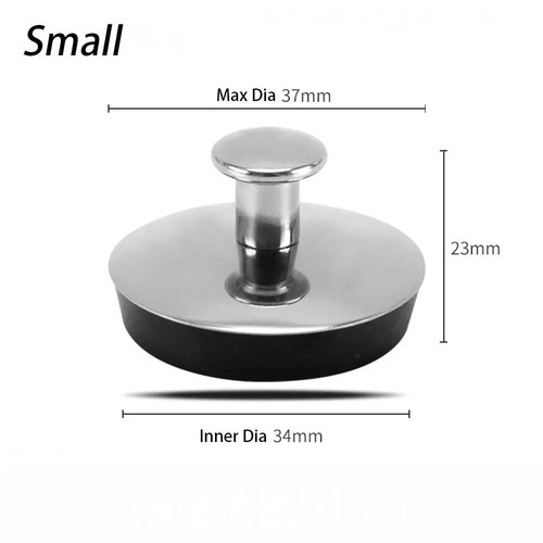 Universal rubber bath plug - universal,