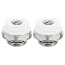 2Pcs 3/8" BSP Male Nickel