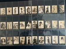 cigarette cards beauties & actresses Ogden's 30 cards 1900s