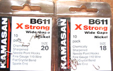 Kamasan Barbed Spade Hooks Size 18 20