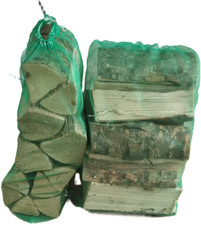 Hardwood Logs | Kiln Dried Firewood | Log Nets 40L |  Mixed Hardwood 10kg each